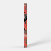 Rote und braune Camouflage, Militär, Armee Samsung Galaxy Hülle (Rechte Seite)