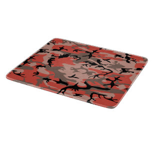 Rote und braune Camouflage, Militär, Armee Schneidebrett
