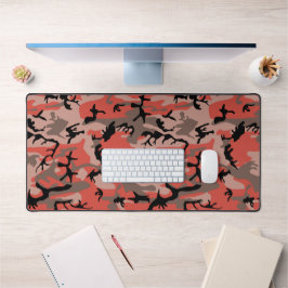 Rote und braune Camouflage, Militär, Armee Schreibtischunterlage