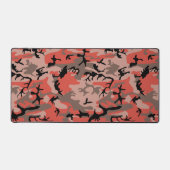 Rote und braune Camouflage, Militär, Armee Schreibtischunterlage (Vorderseite)