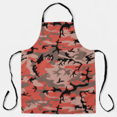 Rote und braune Camouflage, Militär, Armee Schürze (Vorderseite)