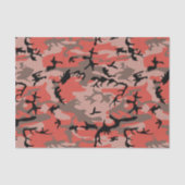 Rote und braune Camouflage, Militär, Armee Seidenpapier (Vorderseite)