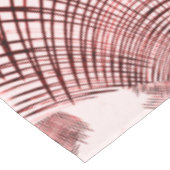 Rote und braune Kurven auf hellem Hintergrund Tischdecke (Schrägansicht)