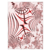 Rote und braune Kurven auf hellem Hintergrund Tischdecke (Vorderseite)