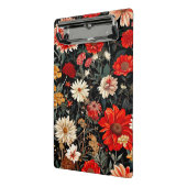 Rote und cremefarbene Mini-Zwischenablage Mini Klemmbrett (Gewinkelt2)