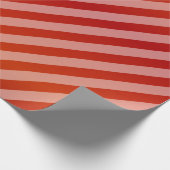 Rote und diagonale Streifen Geschenkpapier (Ecke)