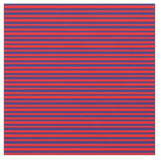 Rote und dunkelblaue Streifen Stoff (Nahaufnahme)