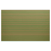 Rote und dunkelgrüne Streifen Stoff (Fat Quarter (45,7 x 55,9 cm))