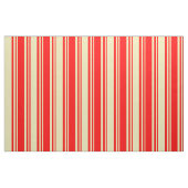 Rote und farbige Linien von Tan Stoff (Fat Quarter (45,7 x 55,9 cm))