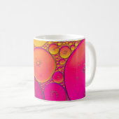 Rote und gelbe abgerundete Abbildung Kaffeetasse (VorderseiteRechts)