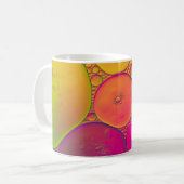 Rote und gelbe abgerundete Abbildung Kaffeetasse (Vorderseite Links)