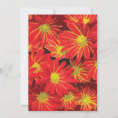 Rote und gelbe Blumen 1 Dankeskarte (Vorderseite)