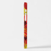 Rote und gelbe Blumen 1 iPhone Hülle (Linke Seite)