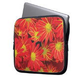 Rote und gelbe Blumen 1 Laptopschutzhülle (Vorderseite Links)