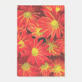 Rote und gelbe Blumen 1 Post-it Klebezettel (Vorderseite)