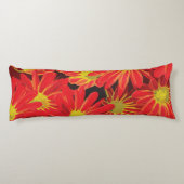 Rote und gelbe Blumen 1 Seitenschläferkissen (Rückseite)