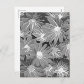 Rote und gelbe Blumen 2 Feiertagspostkarte (Vorne/Hinten)