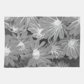 Rote und gelbe Blumen 2 Geschirrtuch (Horizontal)