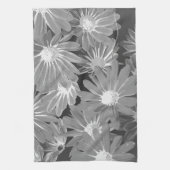 Rote und gelbe Blumen 2 Geschirrtuch (Vertikal)