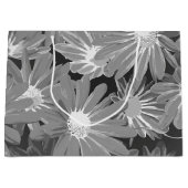 Rote und gelbe Blumen 2 Große Geschenktüte (Vorderseite)