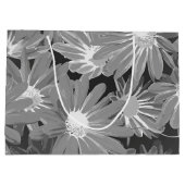 Rote und gelbe Blumen 2 Große Geschenktüte (Rückseite)