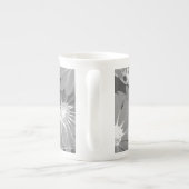 Rote und gelbe Blumen 2 Porzellantasse (Rückseite)