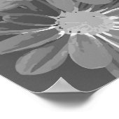 Rote und gelbe Blumen 2 Poster (Ecke)