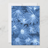 Rote und gelbe Blumen 3 Dankeskarte (Rückseite)