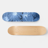 Rote und gelbe Blumen 3 Skateboard (Horizontal)