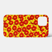 Rote und gelbe Dahlien-Blume Case-Mate iPhone Hülle (Rückseite (Horizontal))