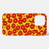 Rote und gelbe Dahlien-Blume Case-Mate iPhone Hülle (Rückseite (Horizontal))