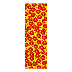 Rote und gelbe Dahlien-Blume Fotodruck