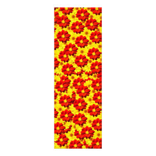 Rote und gelbe Dahlien-Blume Fotodruck