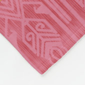 Rote und Gelbe Federn Fleecedecke (Ecke)