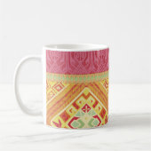 Rote und Gelbe Federn Kaffeetasse (Links)
