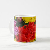 Rote und gelbe Frühlingtulis Kaffeetasse (Vorderseite Links)