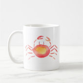 Rote und gelbe Krabbe Kaffeetasse (Links)