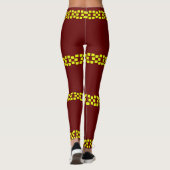 ROTE UND GELBE LEGGINGS (Rückseite)