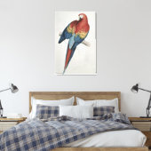 Rote und gelbe Maca Leinwanddruck (Insitu (Schlafzimmer))
