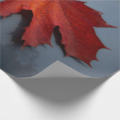 ROTE UND GELBE MAPLE-BLÄTTER GESCHENKPAPIER (Ecke)