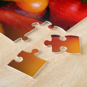 Rote und gelbe Paprikaschoten Puzzle (Seite)