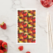 Rote und gelbe Paprikaschoten Serviette (Beispiel)