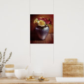 Rote und gelbe Rosen Poster (Küche)
