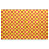 Rote und gelbe Schachbrettmuster Stoff (Yard (91,4 cm))