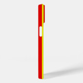 Rote und gelbe Streifen Case-Mate iPhone Hülle (Rückseite / Rechts)