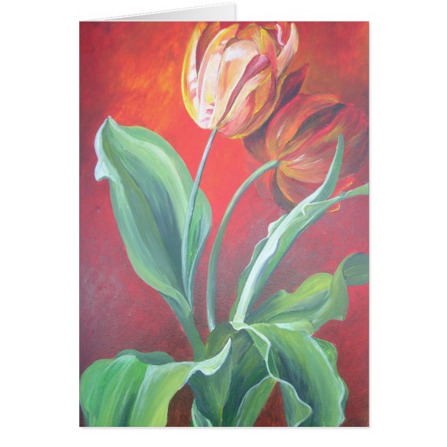 Rote und gelbe Tulpen (Vorne)