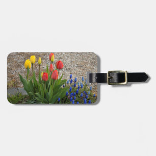 Rote und gelbe Tulpen Gepäckanhänger