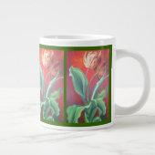 Rote und gelbe Tulpen Jumbo-Tasse (Rechts)