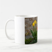 Rote und gelbe Tulpen Kaffeetasse (Links)