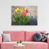 Rote und gelbe Tulpen Leinwanddruck (Insitu (Wohnzimmer))